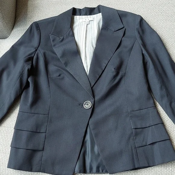 CAbi 3/4 Sleeve Dark Blue Suit Jacket - Picture 9 of 9